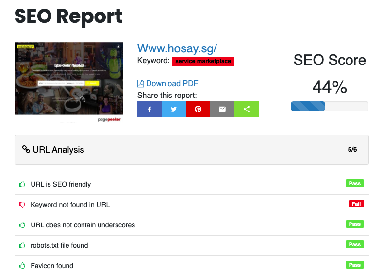 seo audit tool for seo report